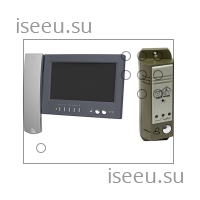 Комплект Vizit-М457МG+БВД-403CPL