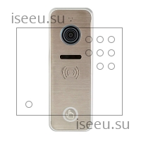 Вызывная панель Tantos iPanel 1 Металл