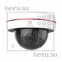 Видеокамера Ezviz C4S (Wi-Fi)