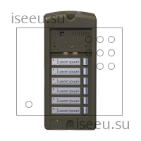 Вызывная панель Vizit БВД-306-6