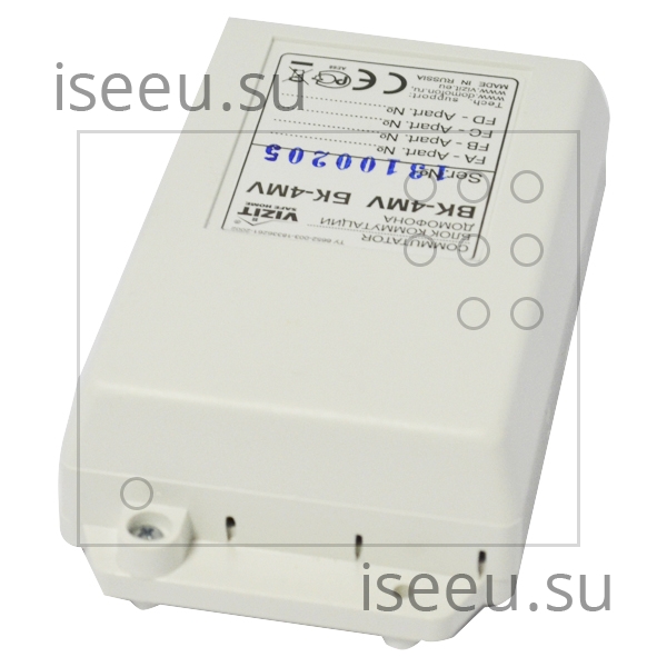 Блок коммутации Vizit БК-4МV