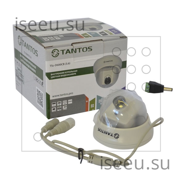 Видеокамера Tantos TSc-D600CB(3.6)
