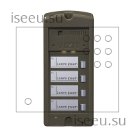 Вызывная панель Vizit БВД-306-4