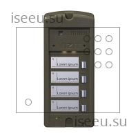 Вызывная панель Vizit БВД-306FCP-4