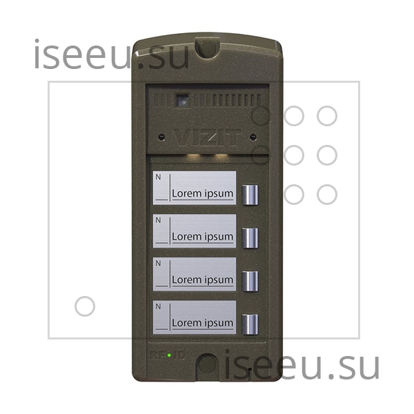 Вызывная панель Vizit БВД-306FCP-4