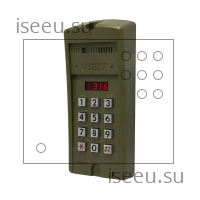 Вызывная панель Vizit БВД-316FCP