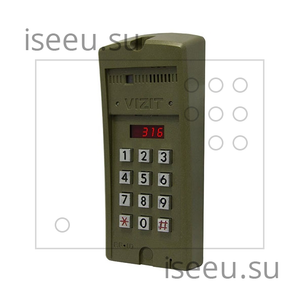 Вызывная панель Vizit БВД-316RCP