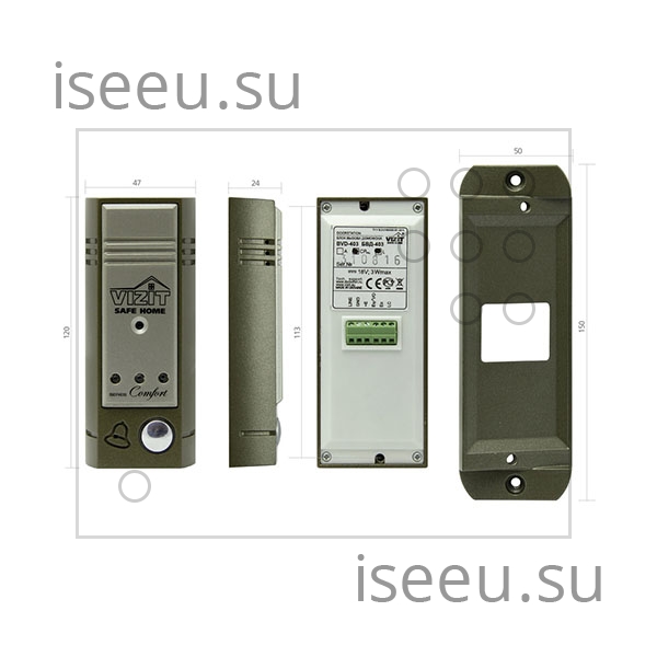 Вызывная панель Vizit БВД-403CPL