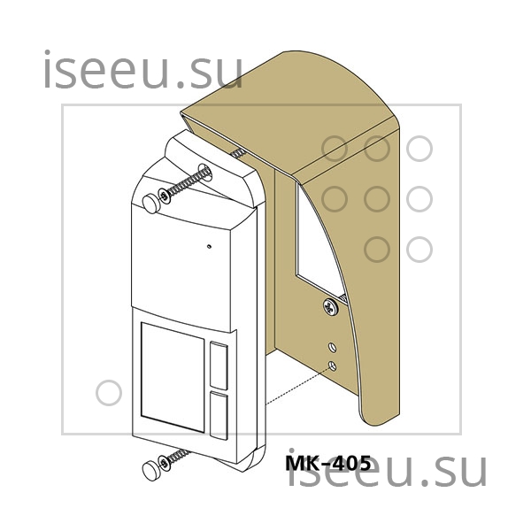 Вызывная панель Vizit БВД-405А-2
