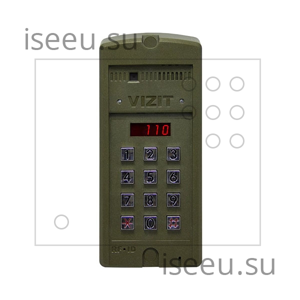 Вызывная панель Vizit БВД-SM110FCP